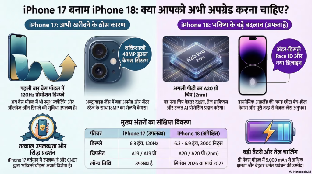 iPhone 18 Pro vs iPhone 17 Pro